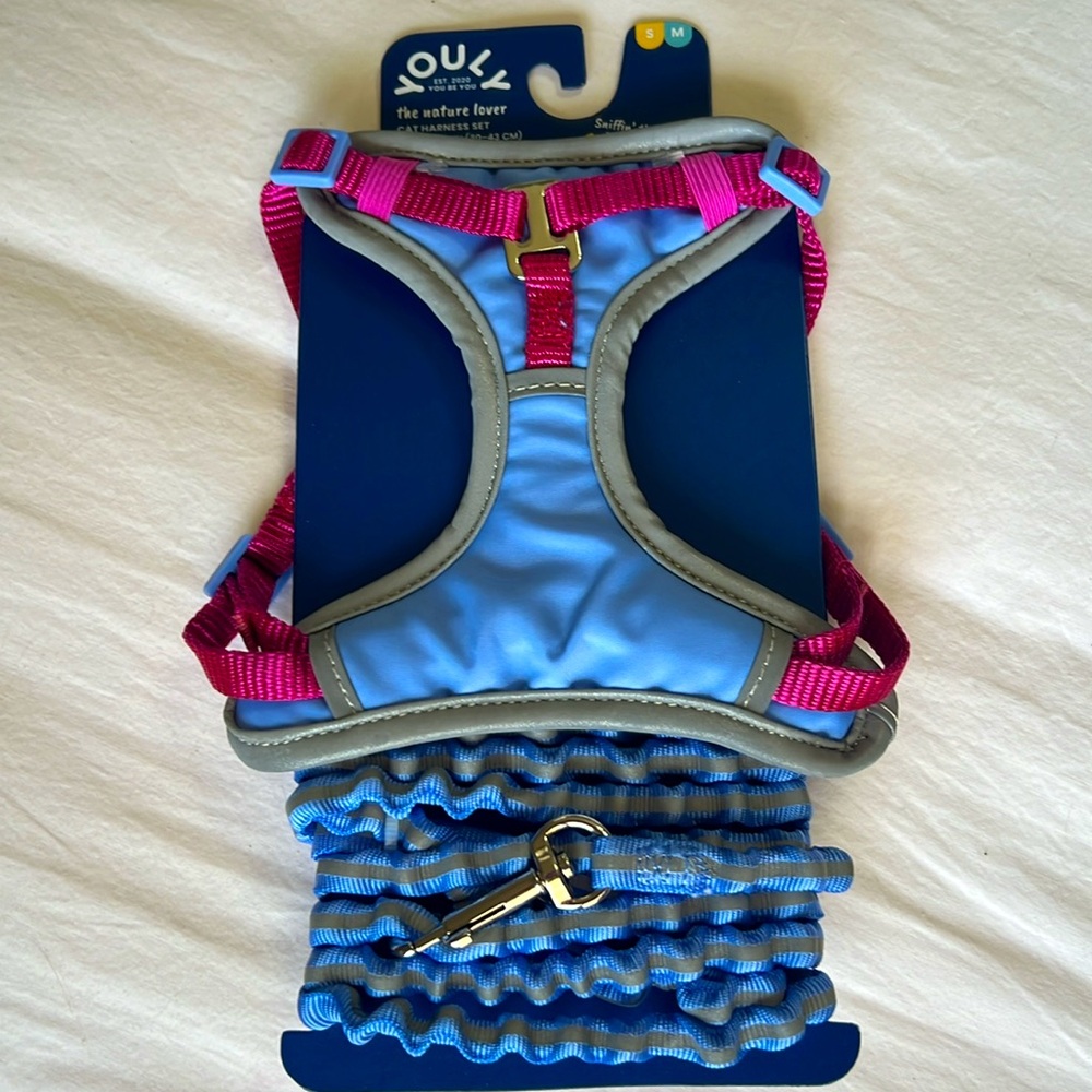 YOULY Outdoor Cat Harness & Lead NEW!!